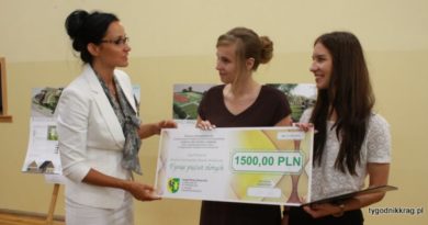 Studentki Ewelina Świerzyńska i Kamila Wróblewska na wręczenie nagród przyjechały aż z Białegostoku